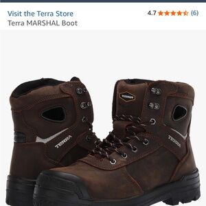 New in the Box Terra Men's MARSHAL Brown Boots
